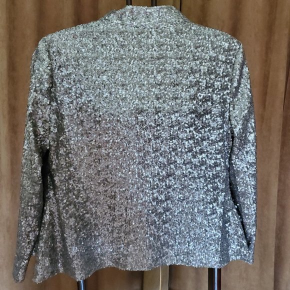 CHICO'S "All Over Sequin" Jacket _NWT - Gorgeous - Picture 6 of 14